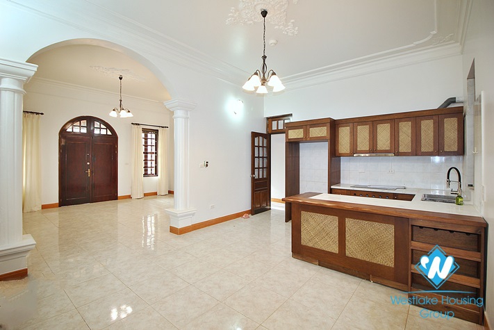 Nice house with big garden for lease in To Ngoc Van st, Tay Ho, Ha Noi